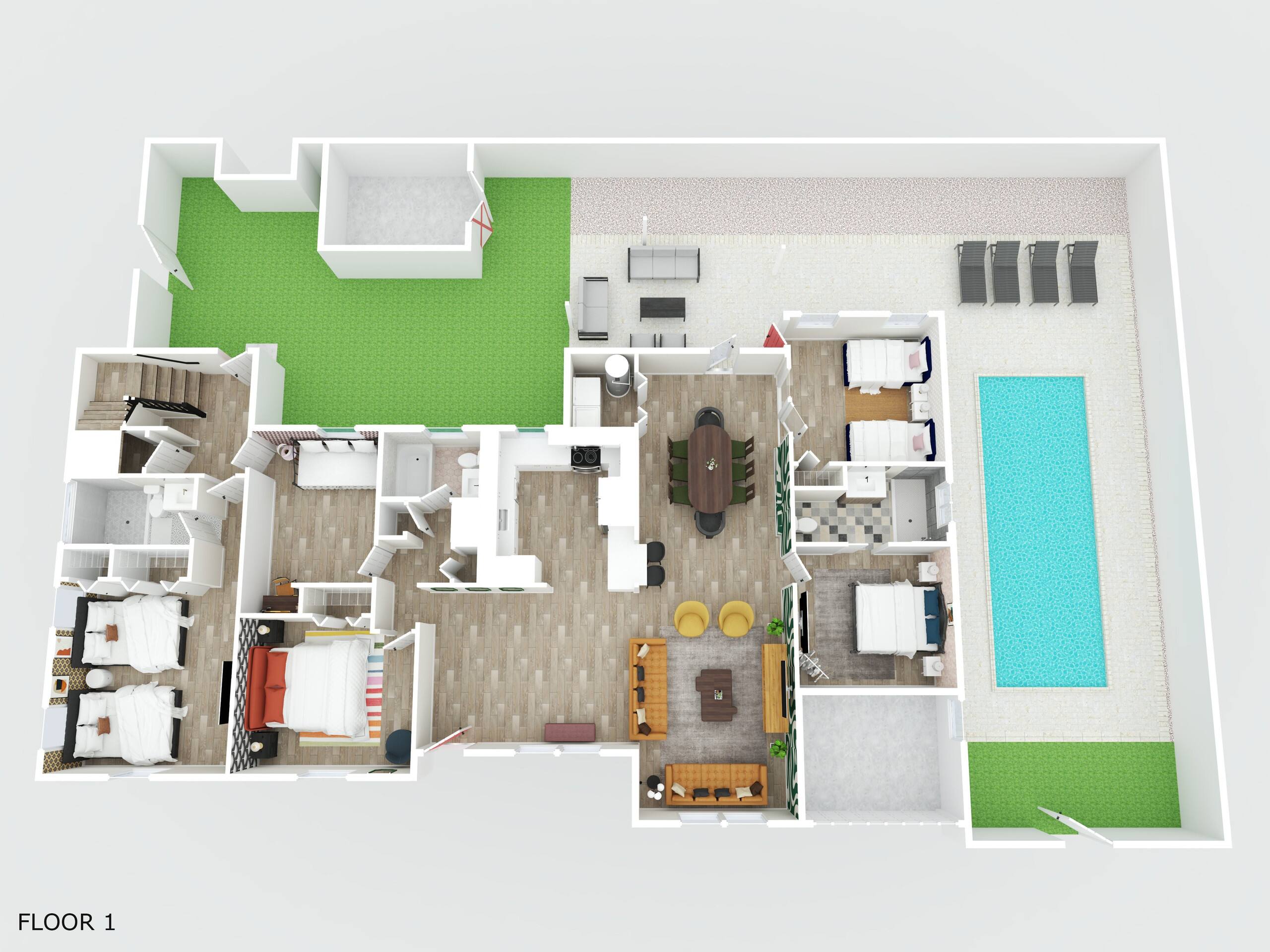 Saint’s Lounge floor plan