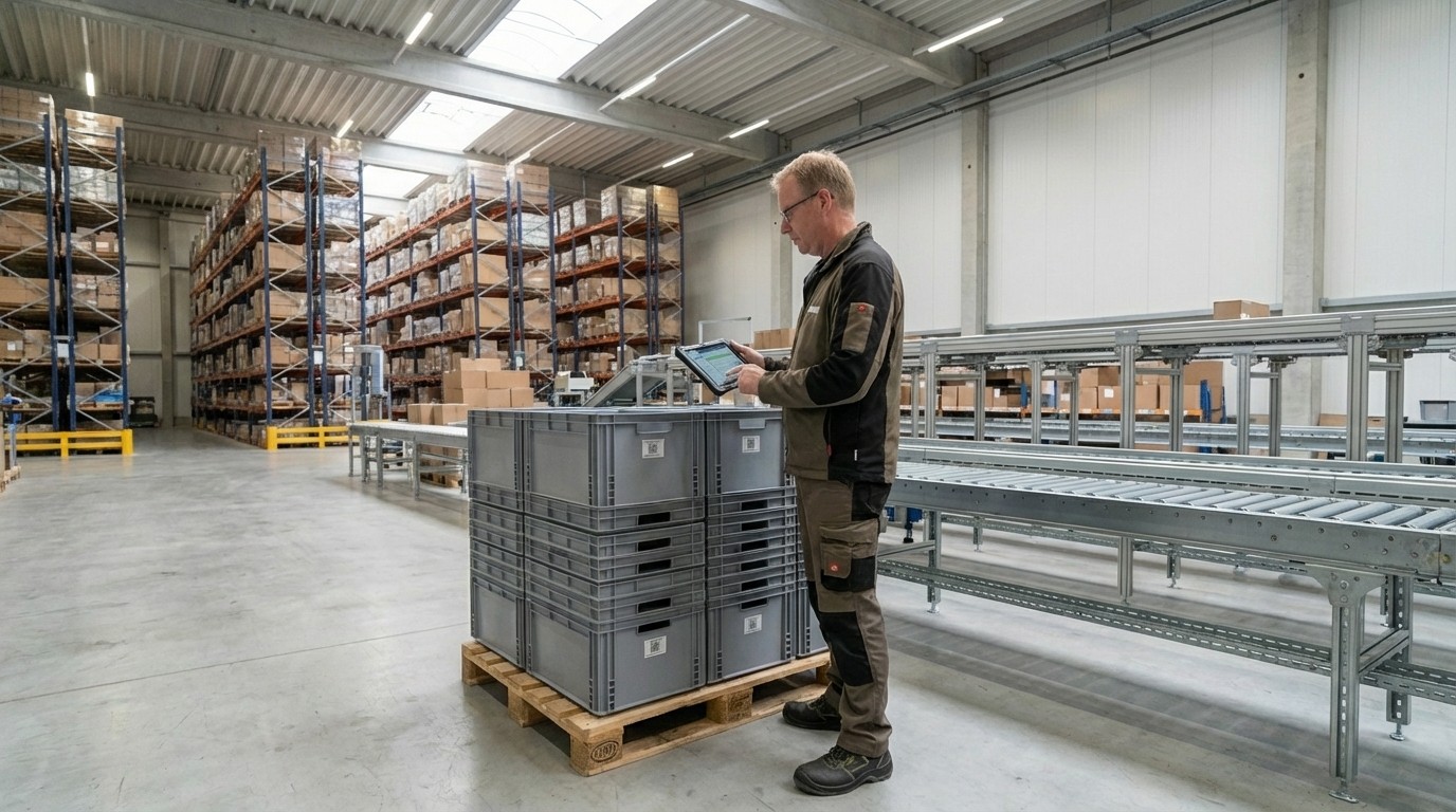 Circular Packaging Tracking being done by a Fleet Operator