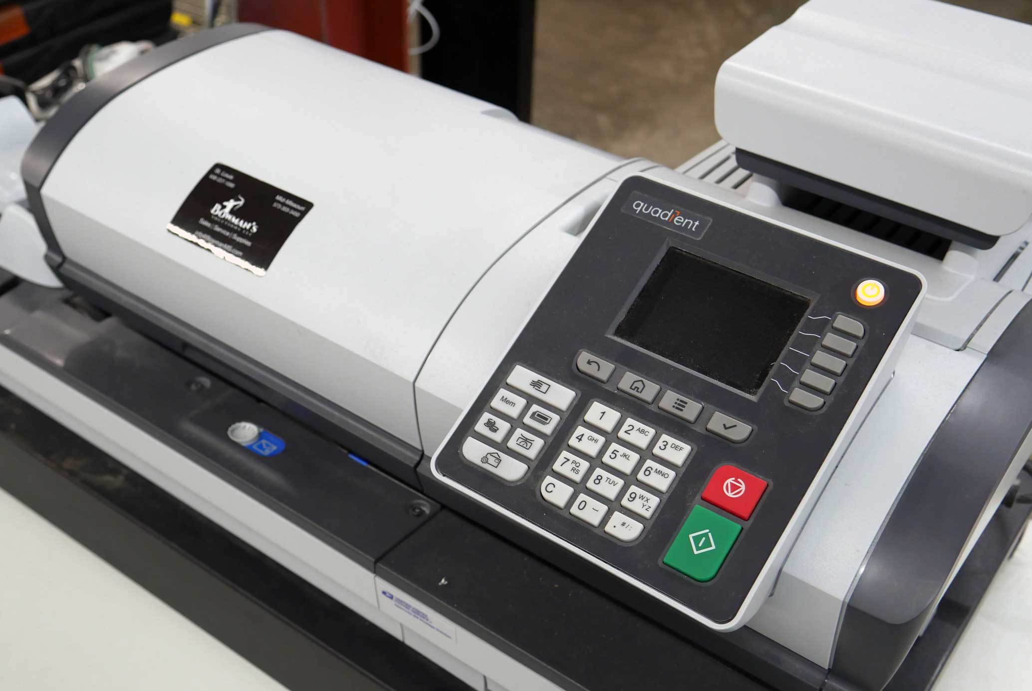 Photo of a machine used for postage metering