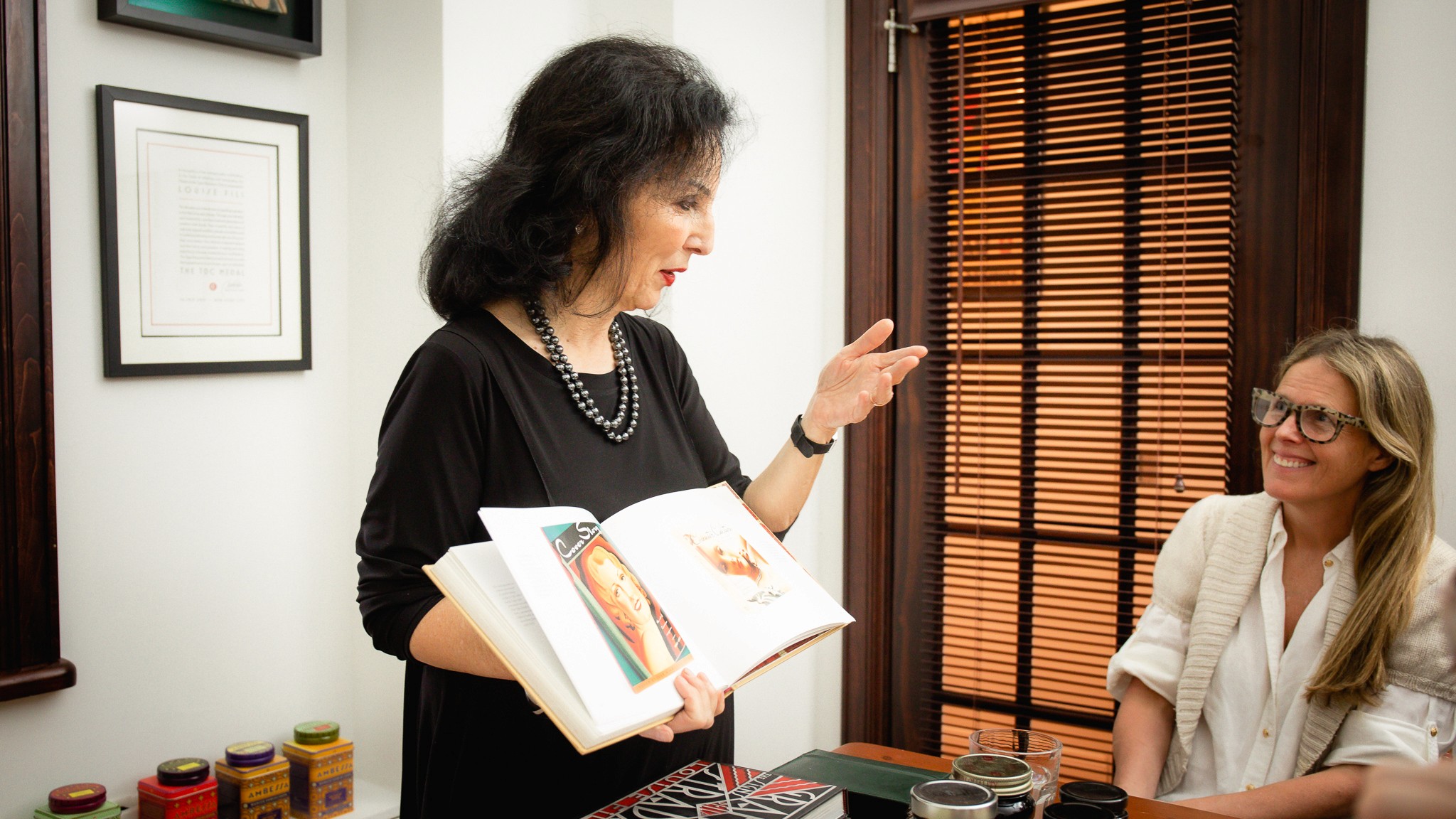Louise Fili in her studio