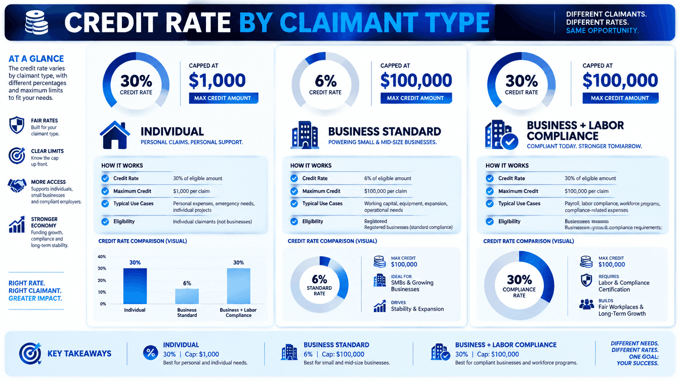 credit rate for form 8911