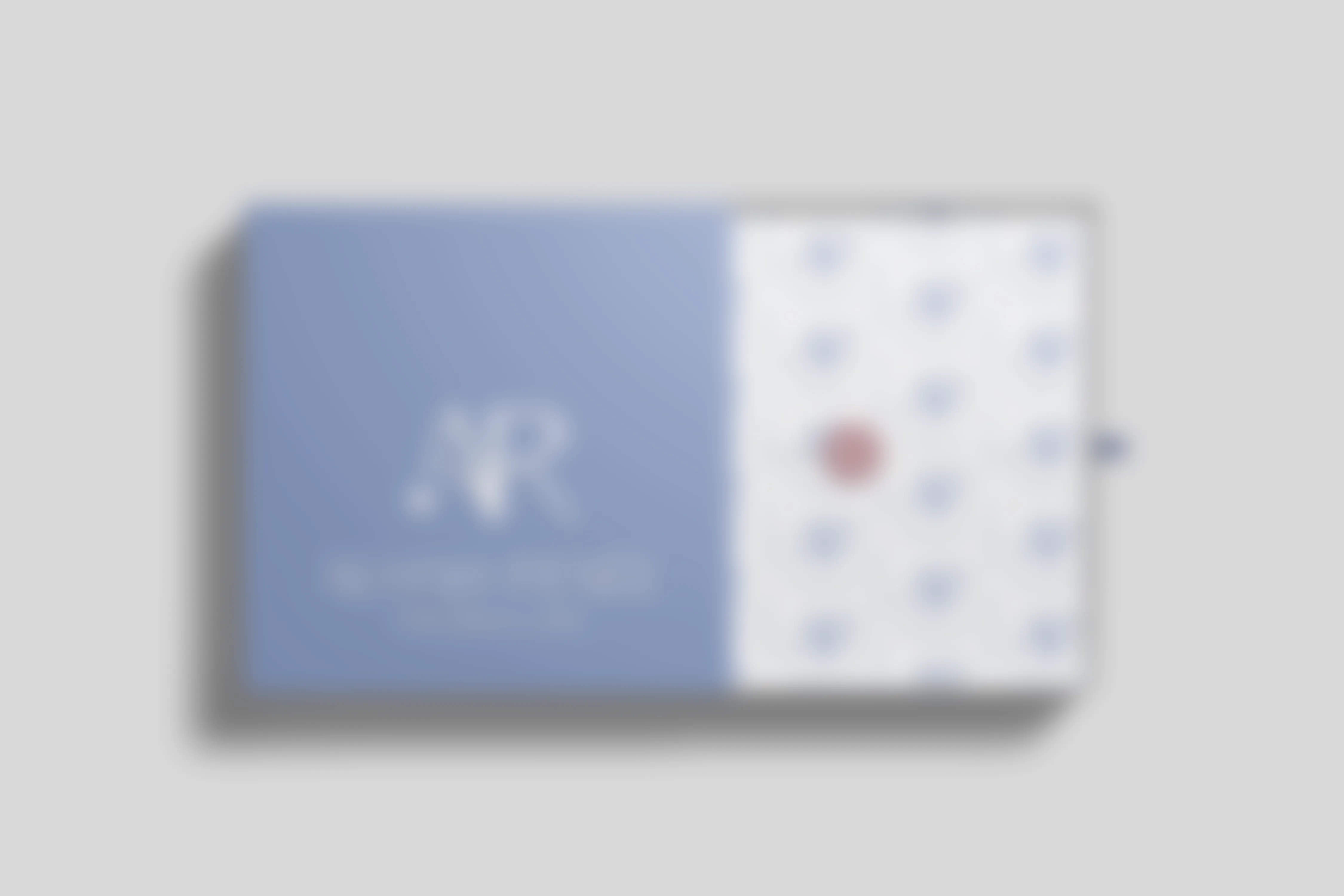 Packaging box set blurred