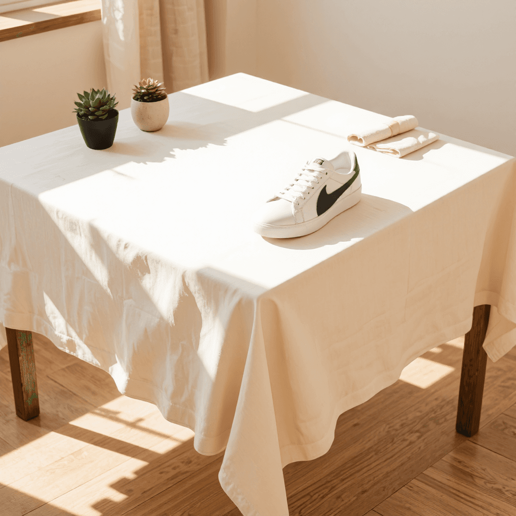 product photography of sneakers