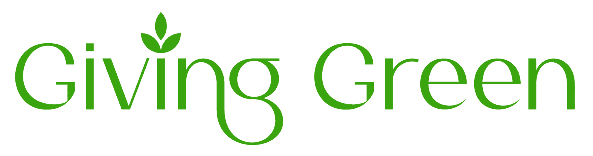Giving Green" logo representing Au Revoir Wellness Resort's commitment to a sustainable, eco-conscious lifestyle. It embodies the resort's core values of a non-smoking, non-alcoholic environment that promotes wellness and harmony with nature.