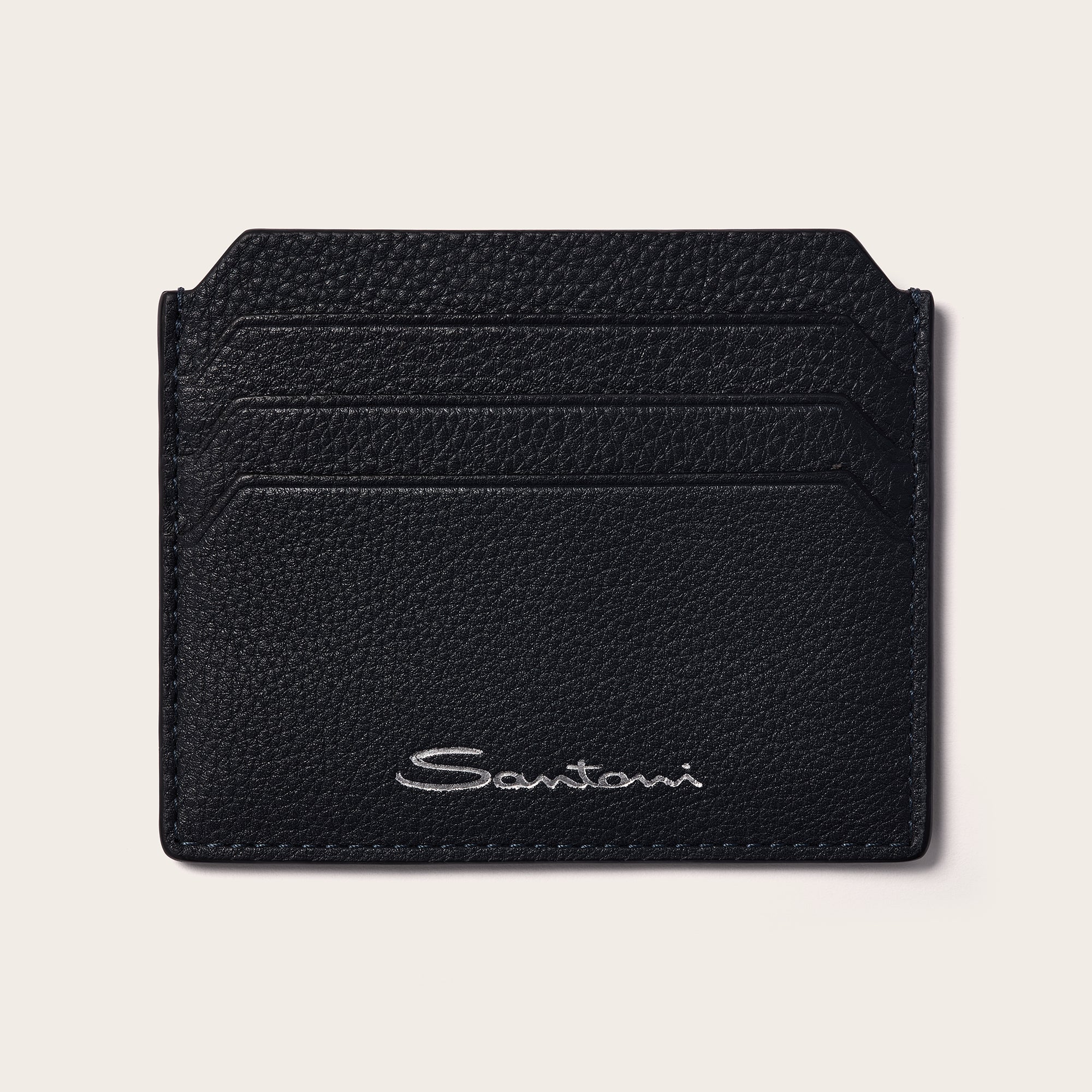 Tumbled Leather Credit Card Holder - Mandelli UK