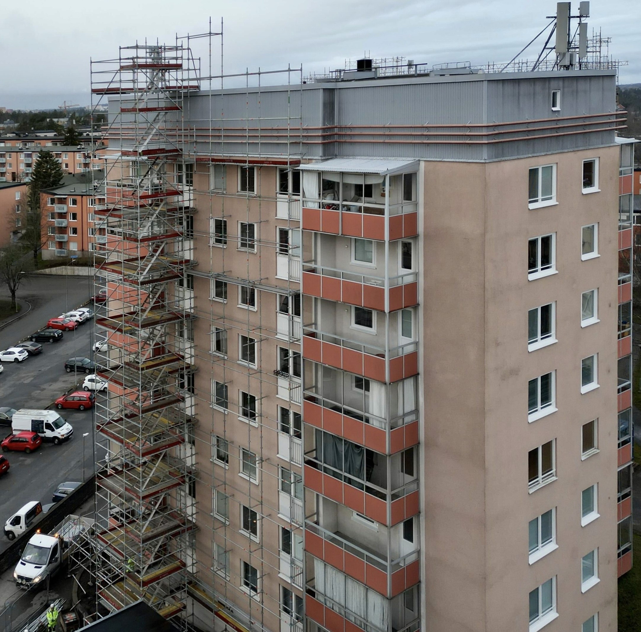 Byggnadsställning Stockholm