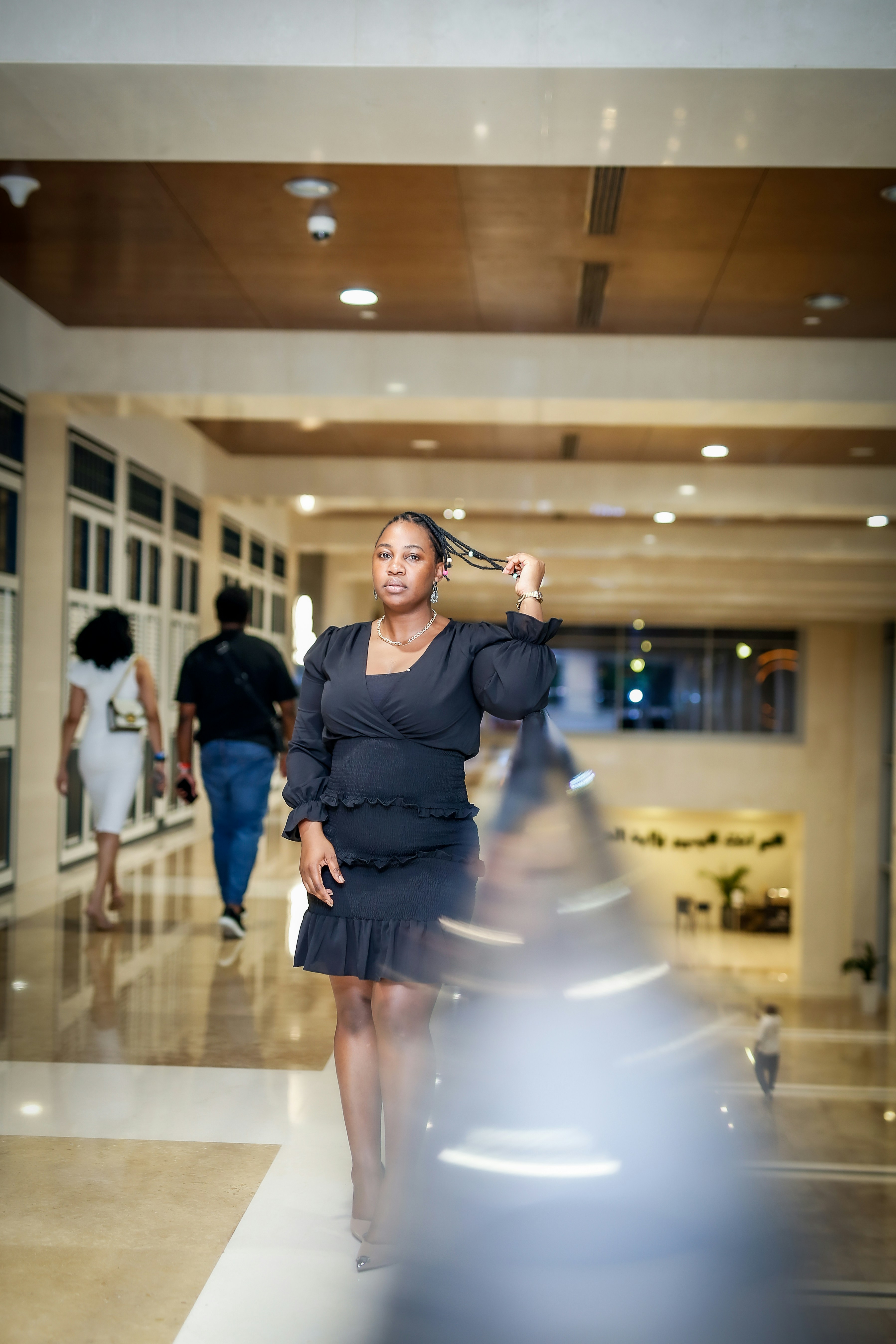 a person holding a gun