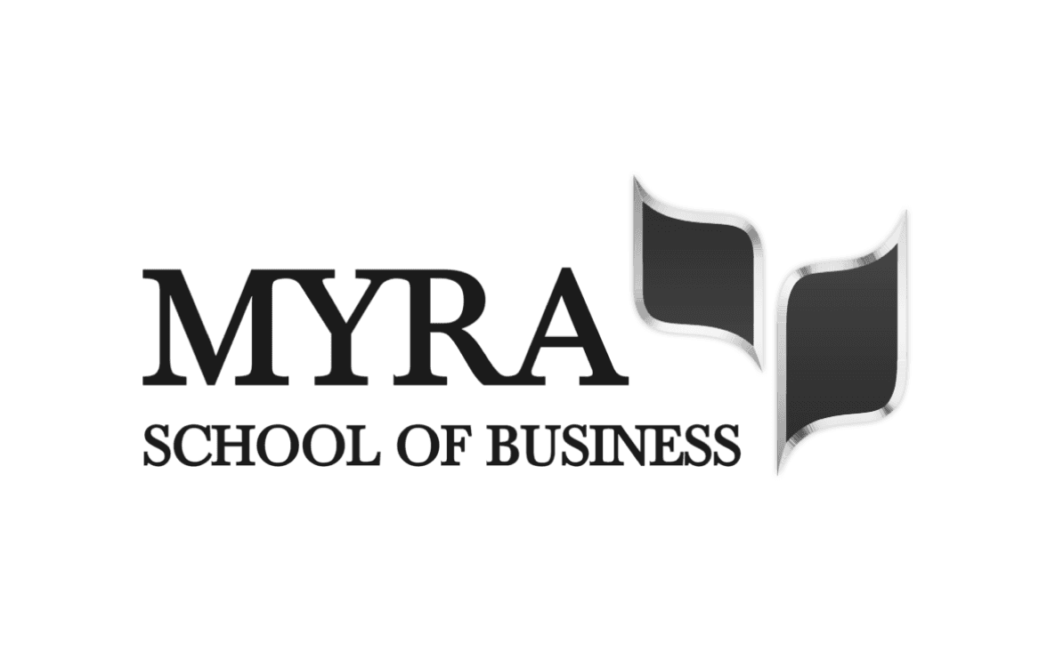 Myra business school logo