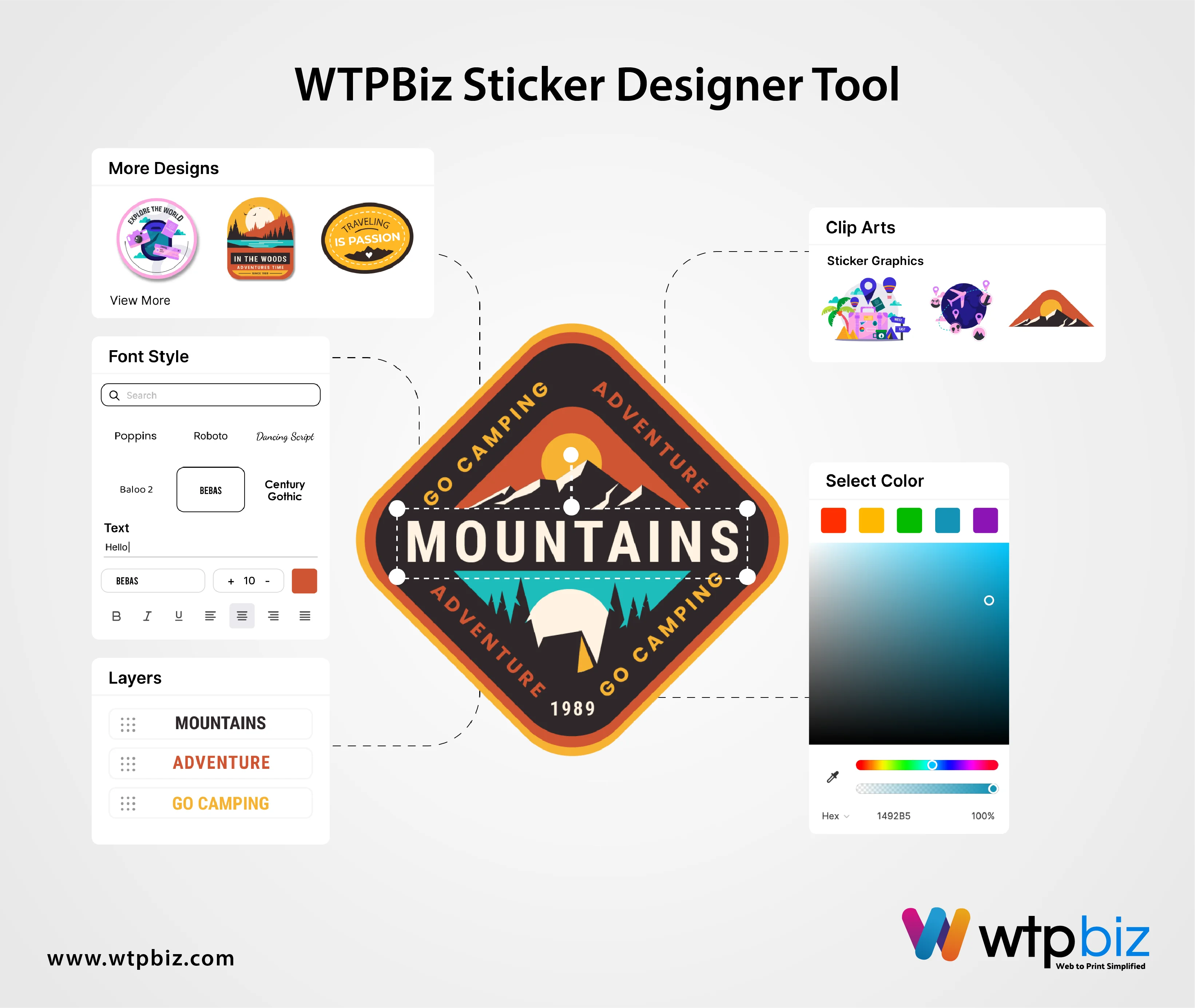 WTPBiz for smart solutions - Sticker Designer