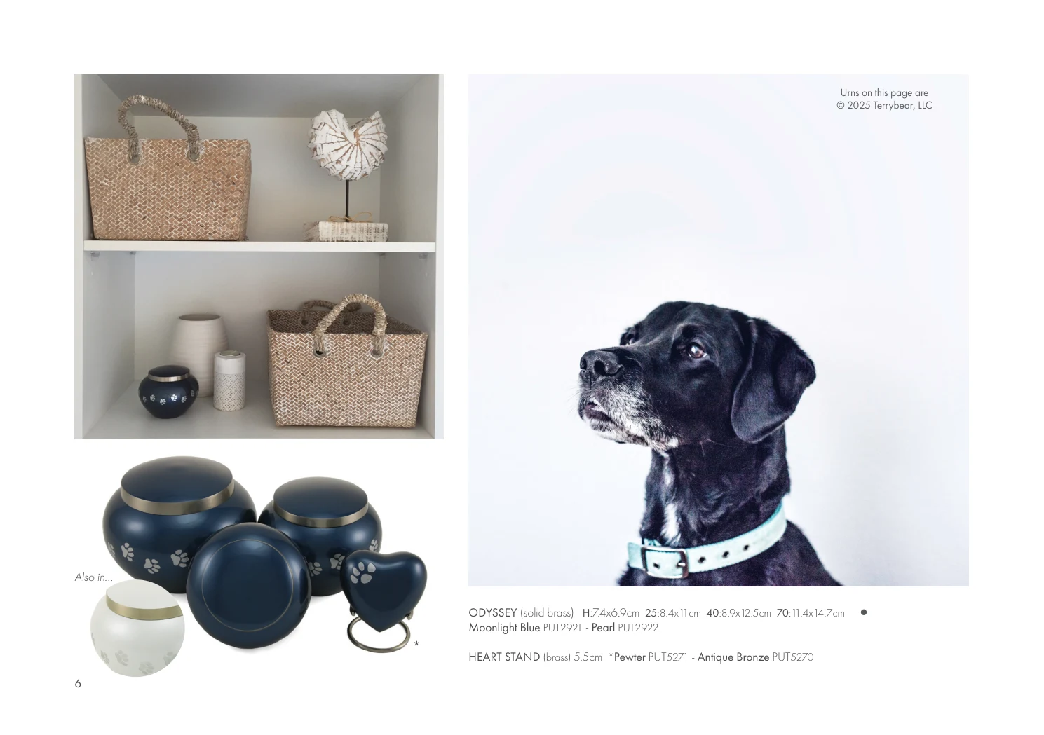 Odyssey, Hearts & Heart Stands – product details and codes