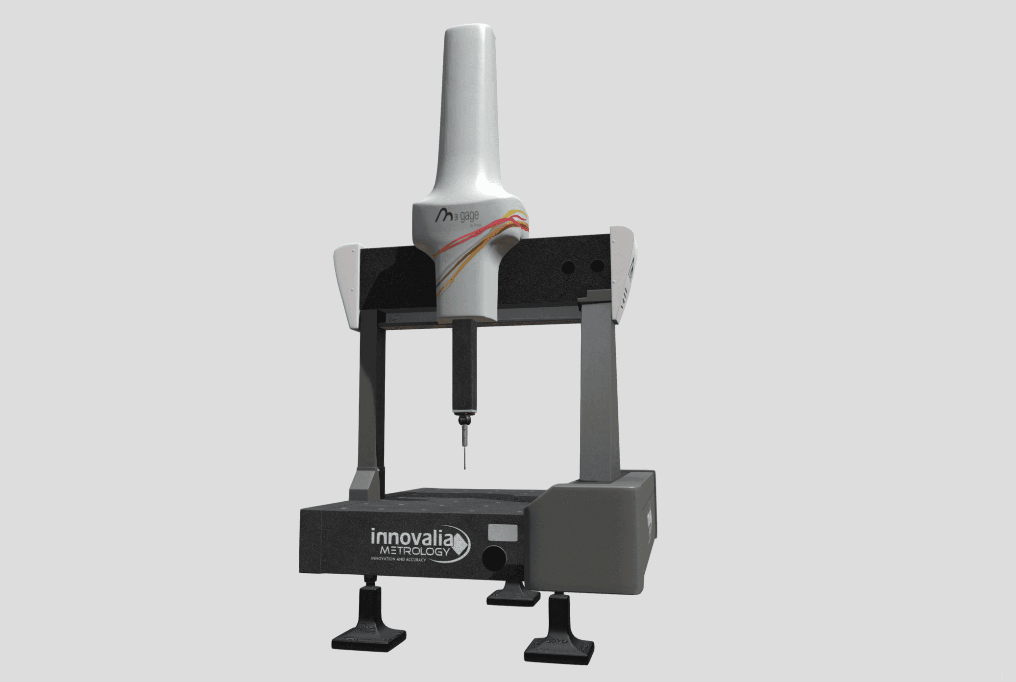 Model 3D profesjonalnej maszyny pomiarowej Innovalia Metrology wykorzystywanej w kontroli jakosci i inzynierii