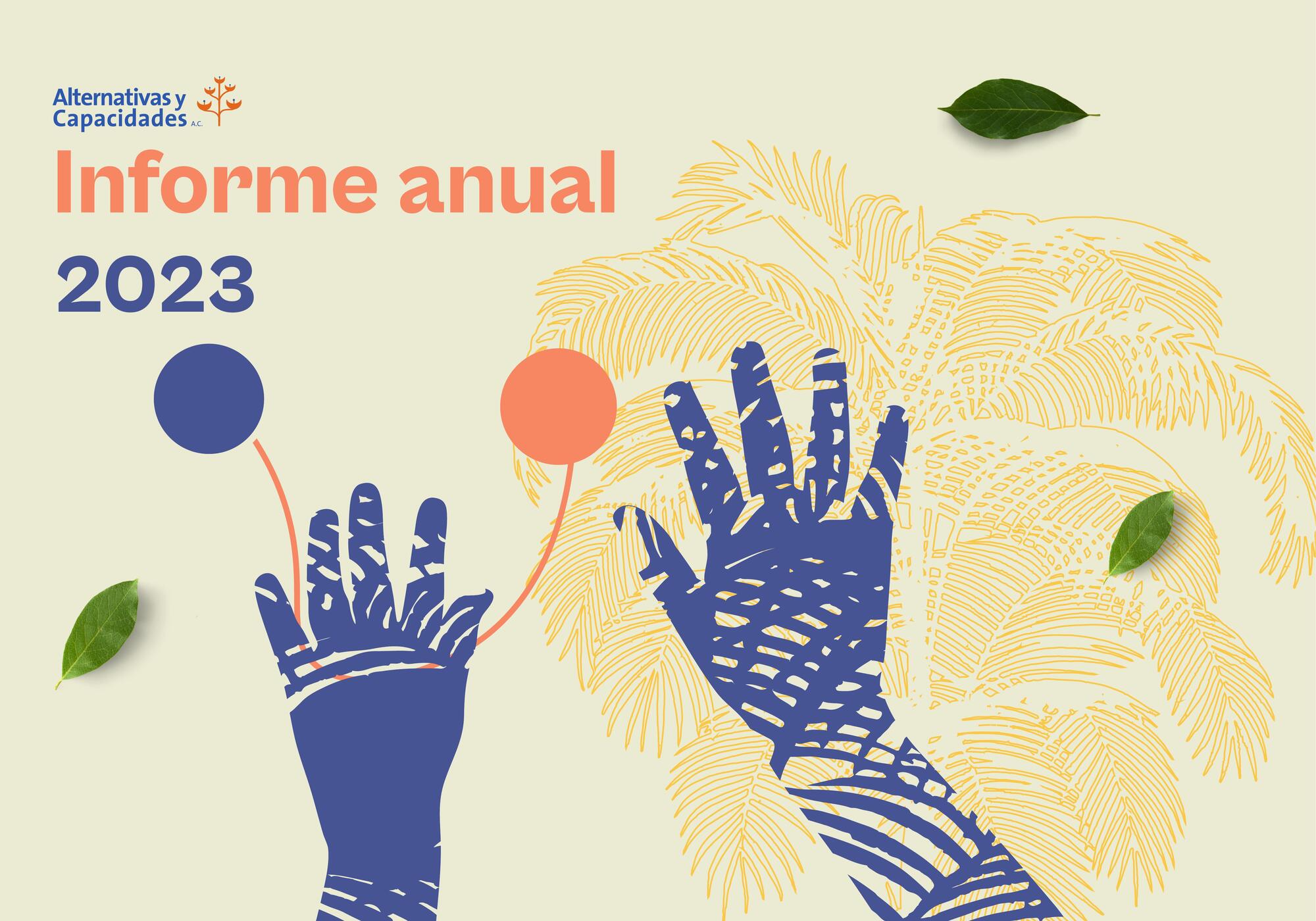 Portada del Informe Anual 2023 de Alternativas y Capacidades