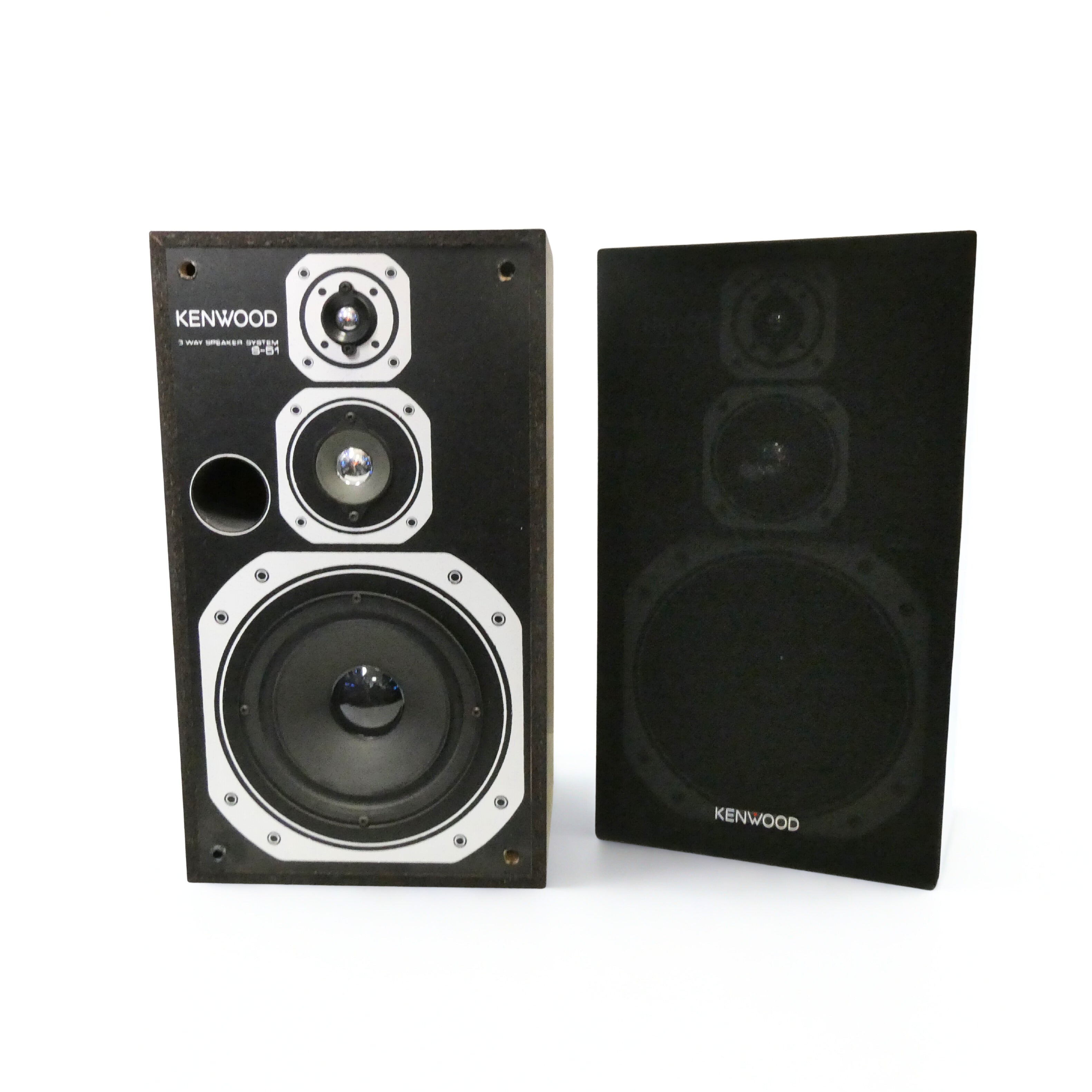 KENWOOD S-51 オーディオシステム Kenwood S-51 Speakers - Vinyle & Hi-Fi Vintage