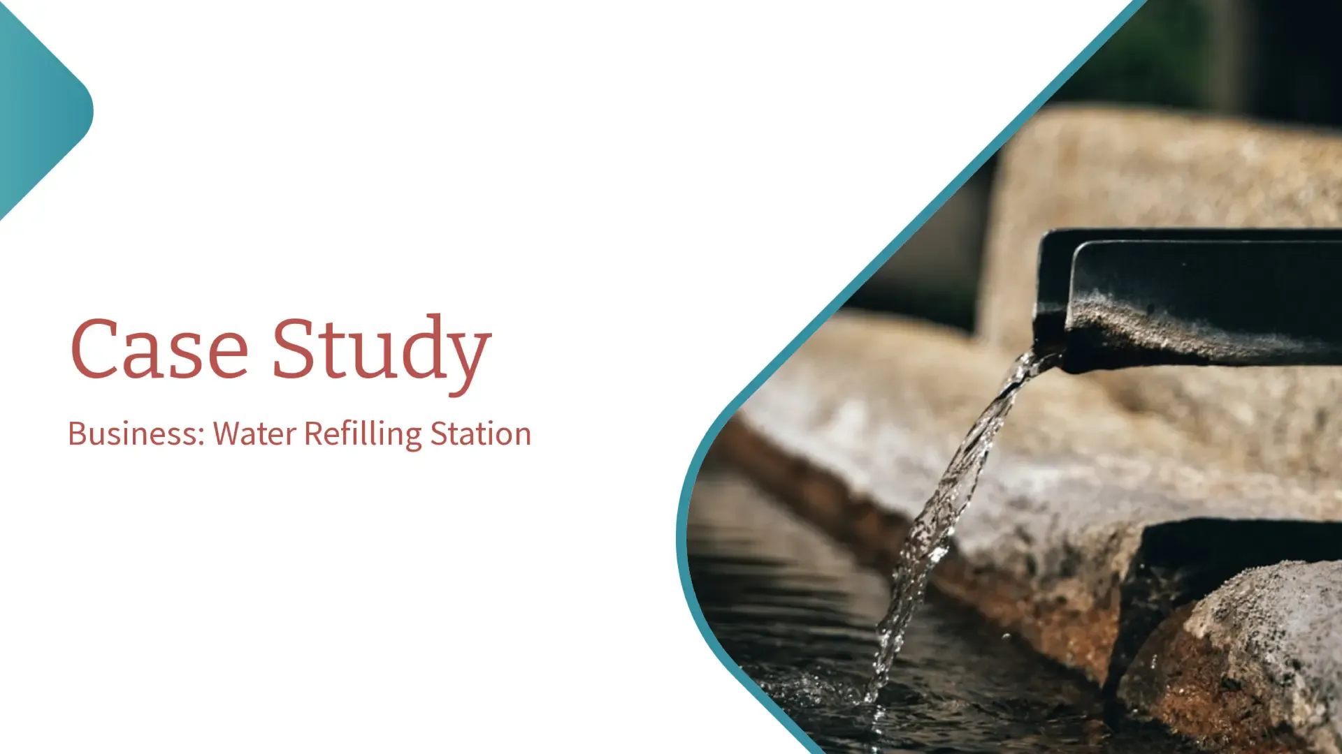 Case Study Template About Water Refilling Station