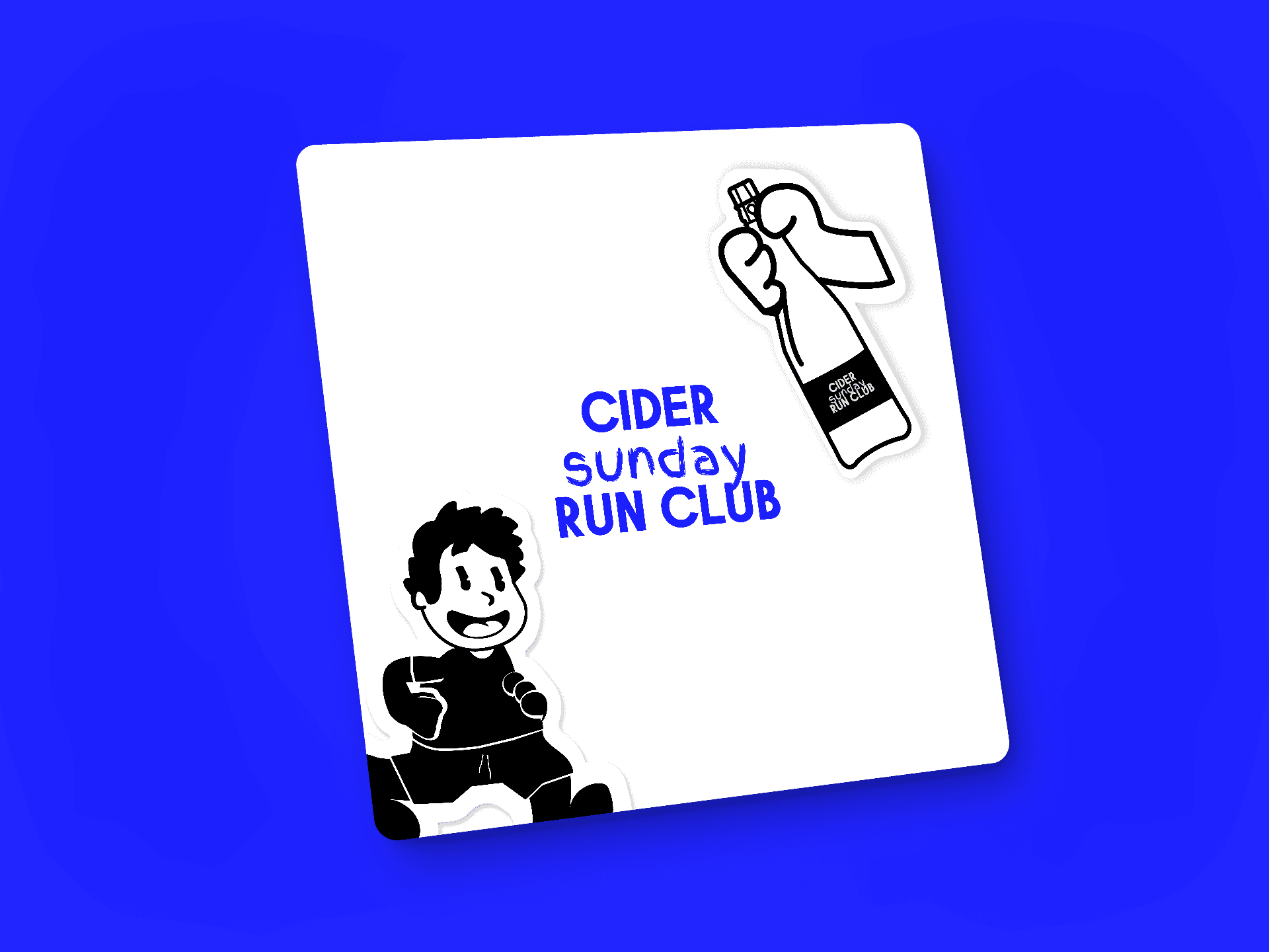 Illustration et character design pour l’identité graphique d’un club de running