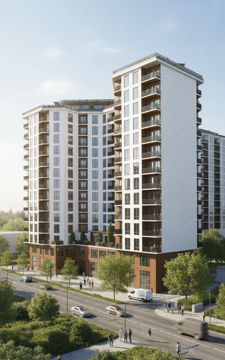 Архитектурная визуализация ЖК Arnasoy