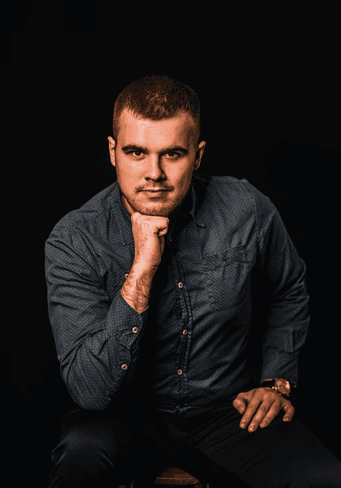 man sitting on chair