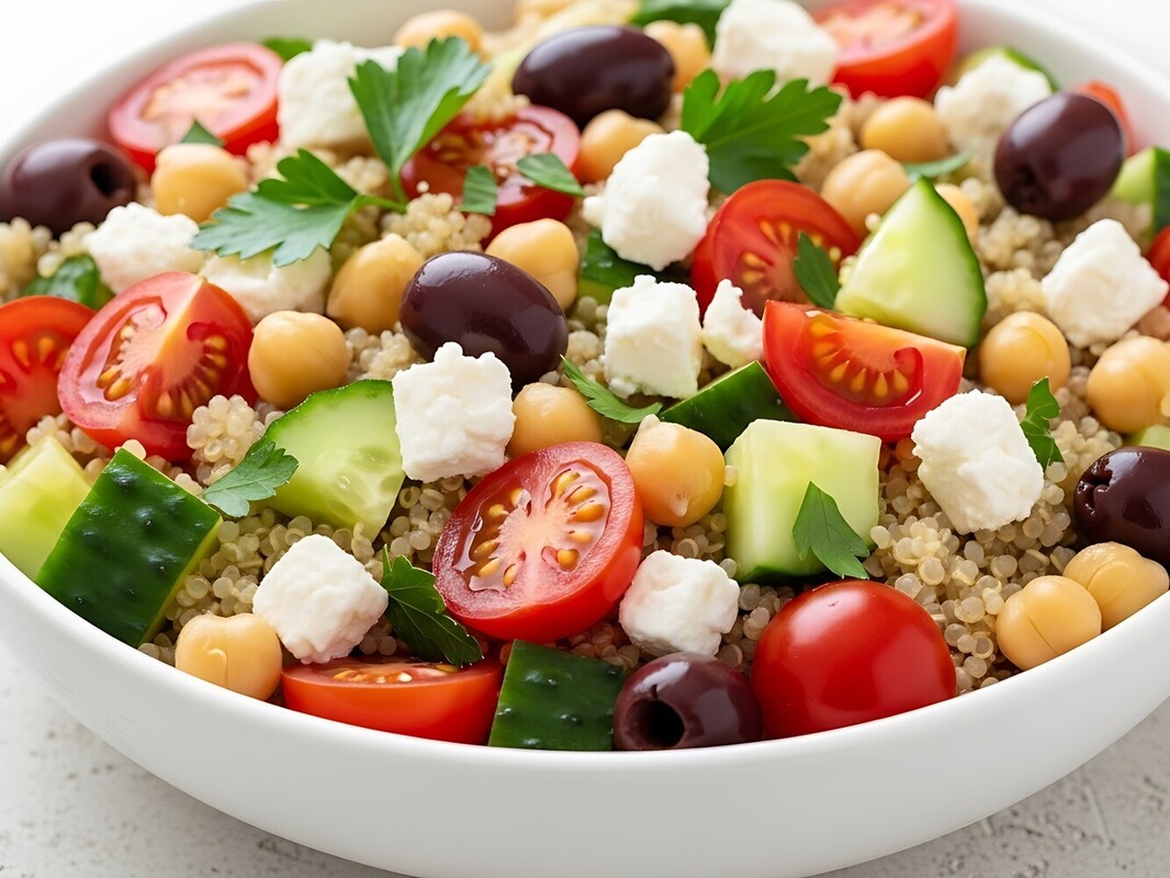 meal prep quinoa salad
