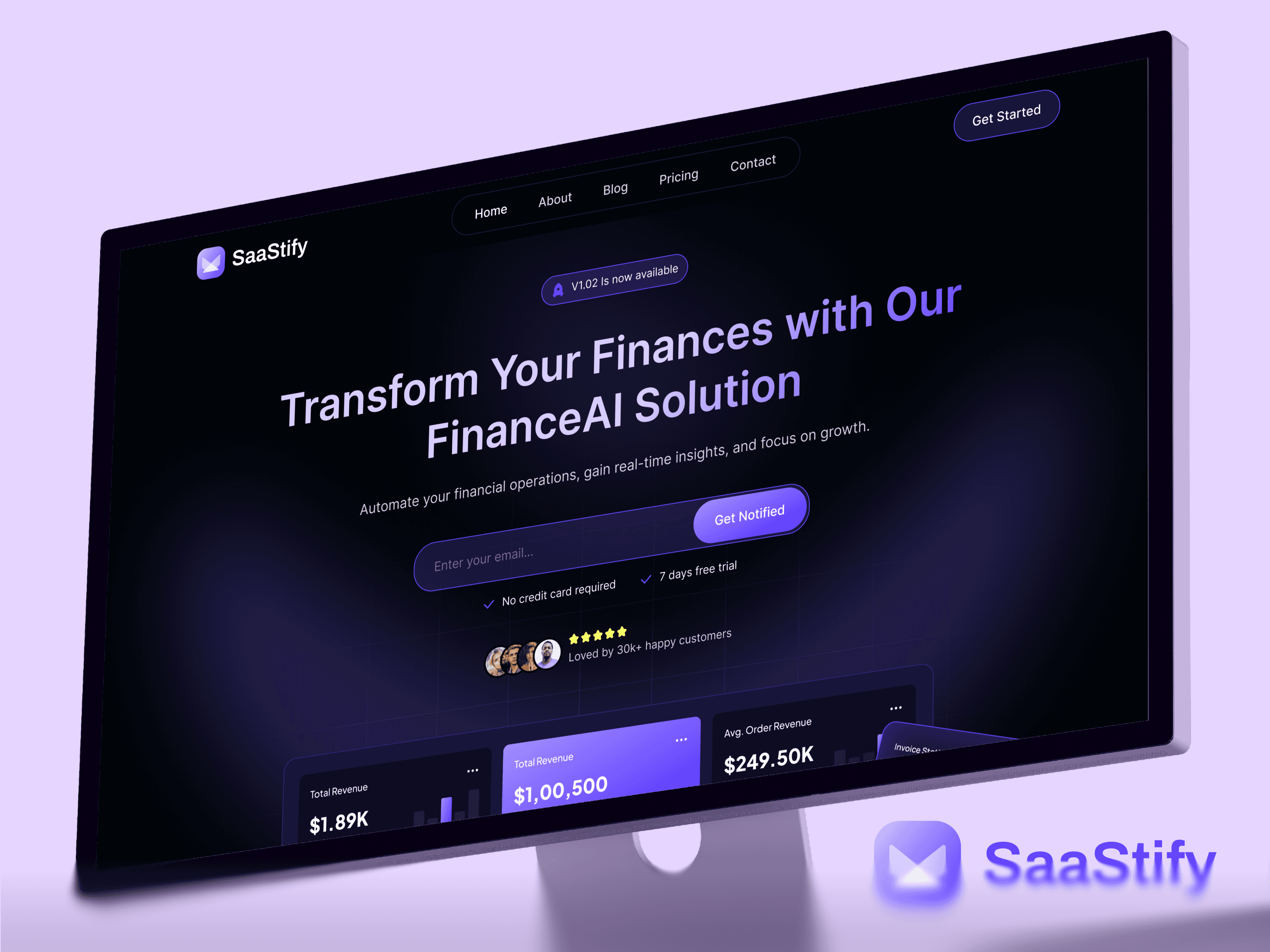 framer saas template