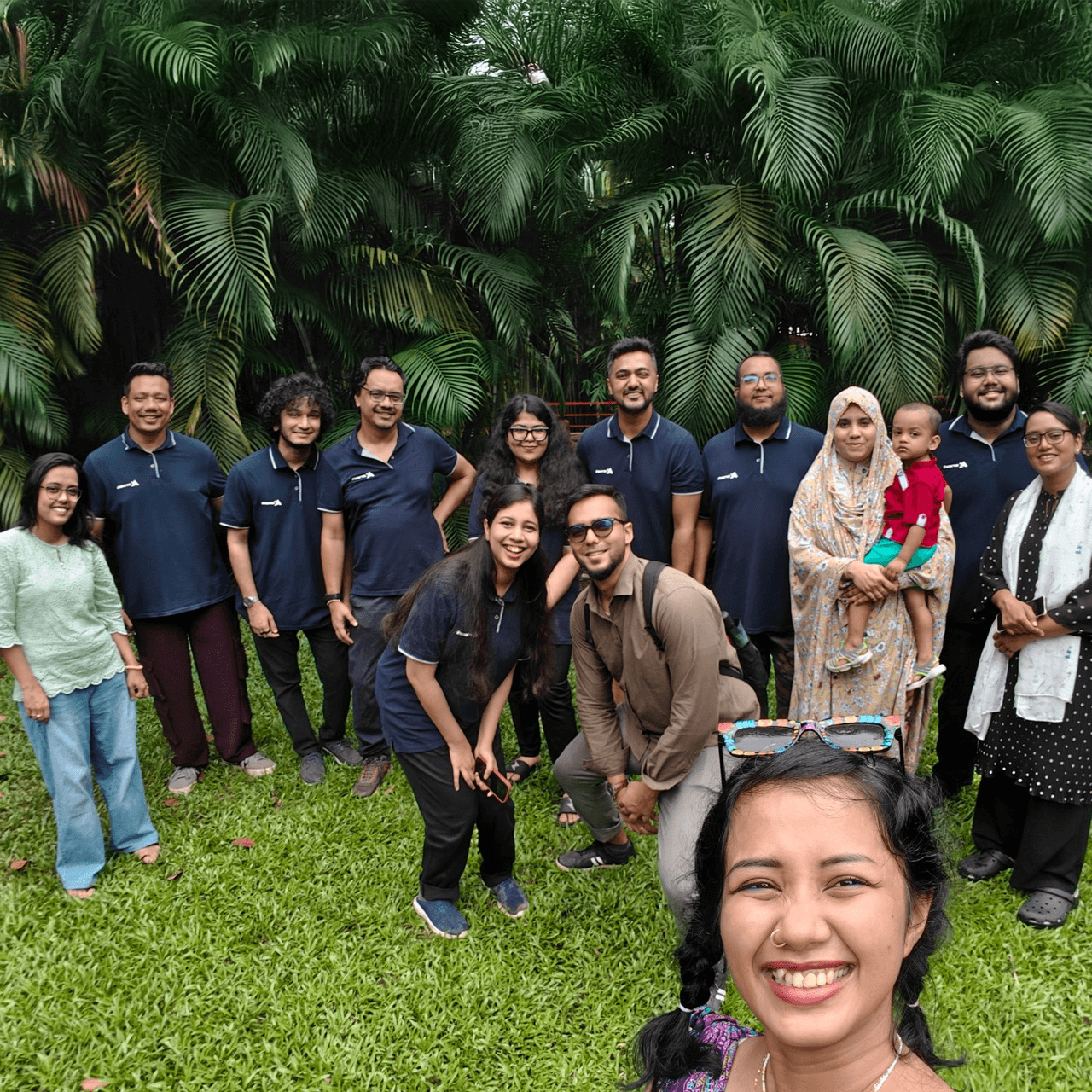 life at airwork, airwork ai team members, retreat, selfie