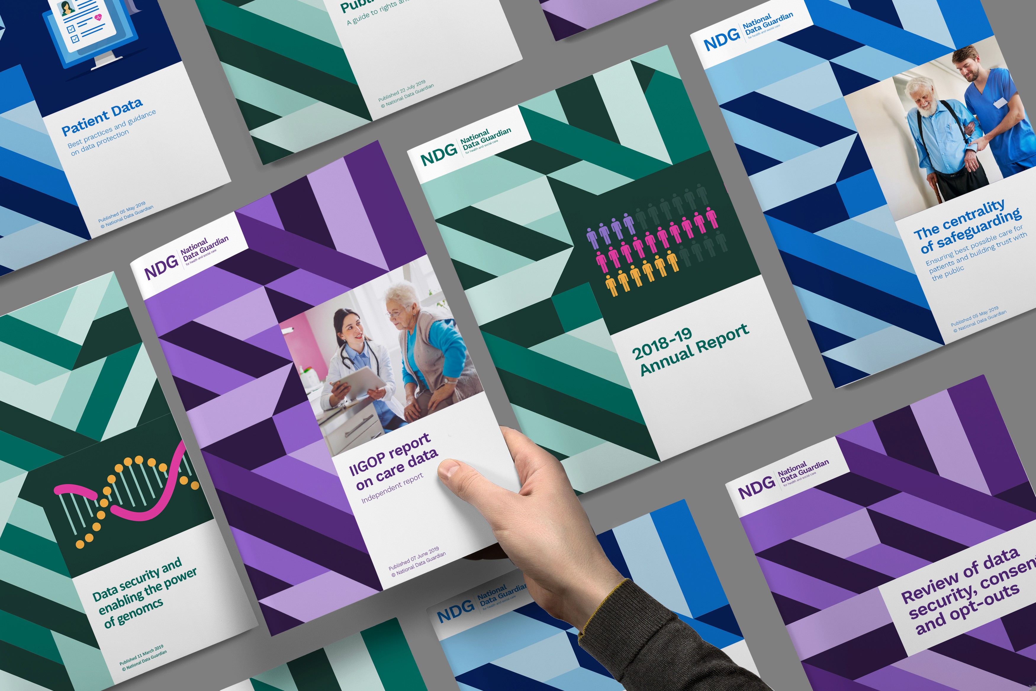 National Data Guardian Brand Identity Brochures