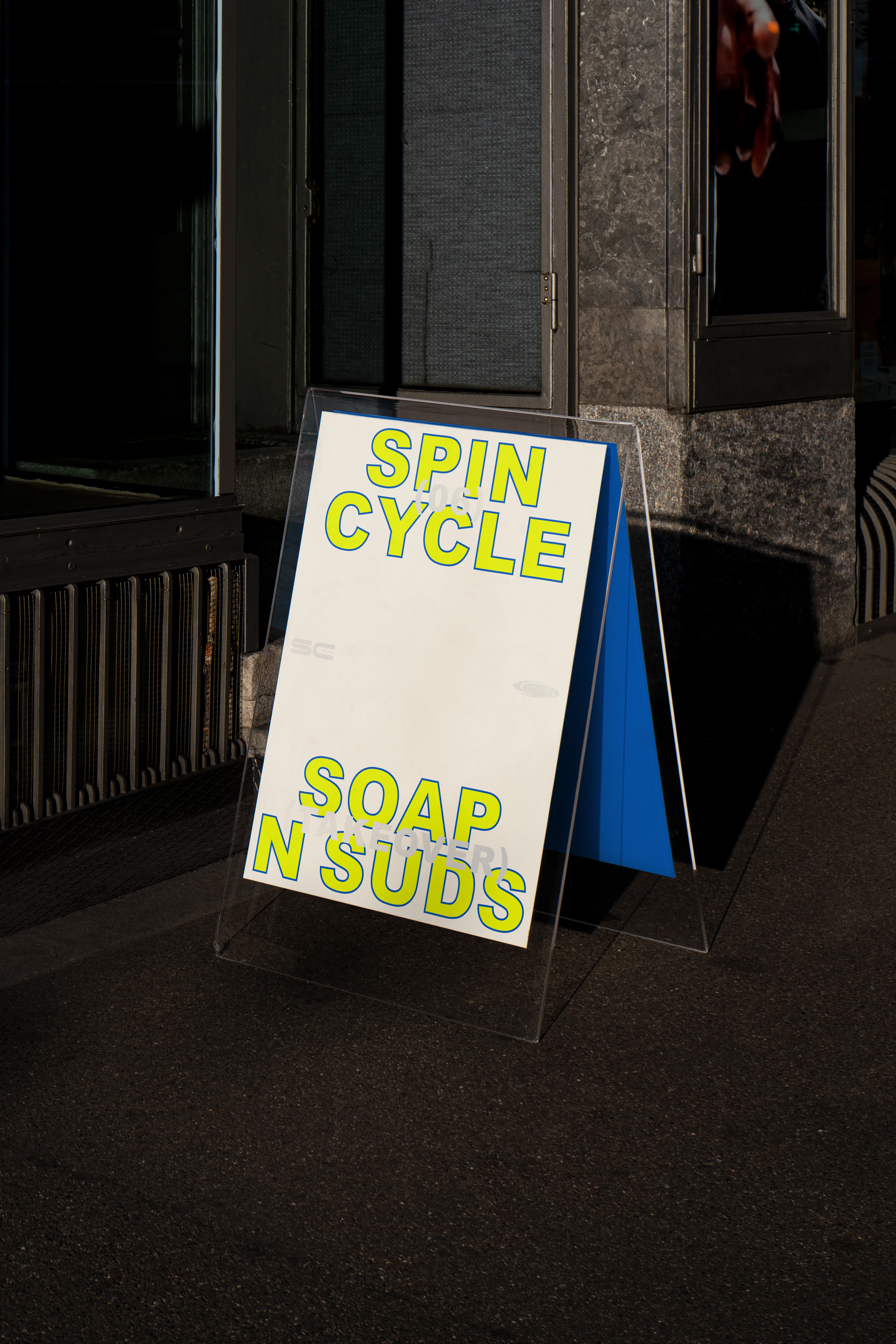 Spin Cycle Signage Design