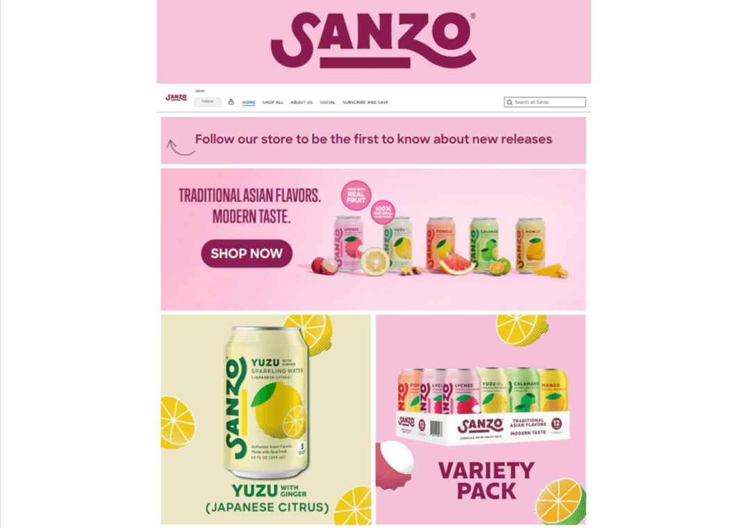 Amazon and DTC brand creative work by High Voltage GP - example 1