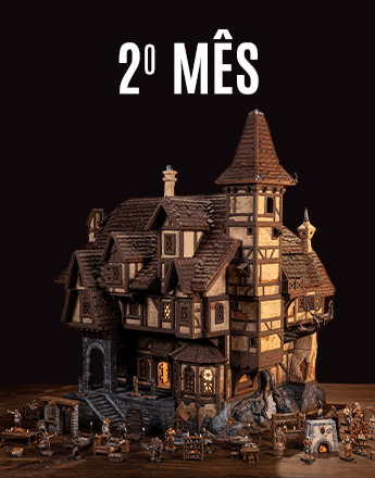 Silent Coin Taproom miniature from Loot Studios’ Welcome Pack.