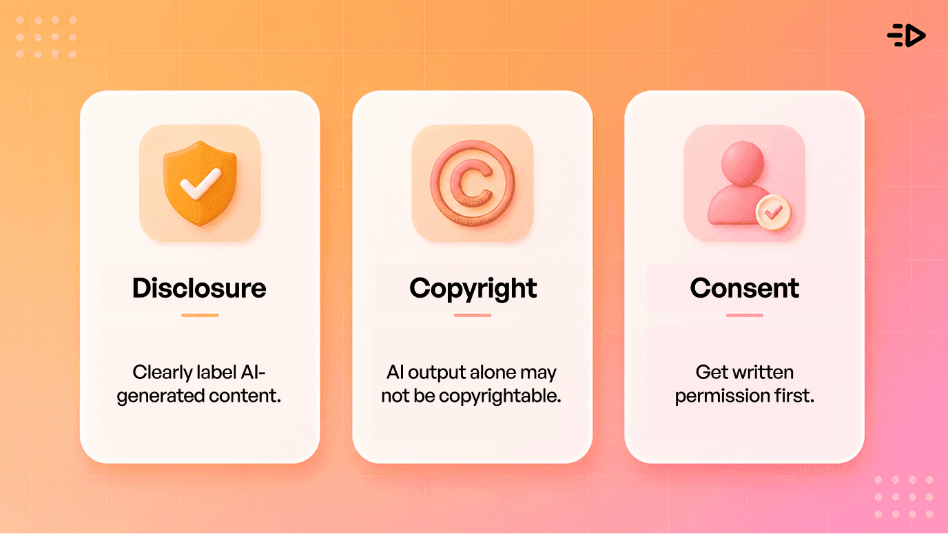 disclosure, copyright and consent