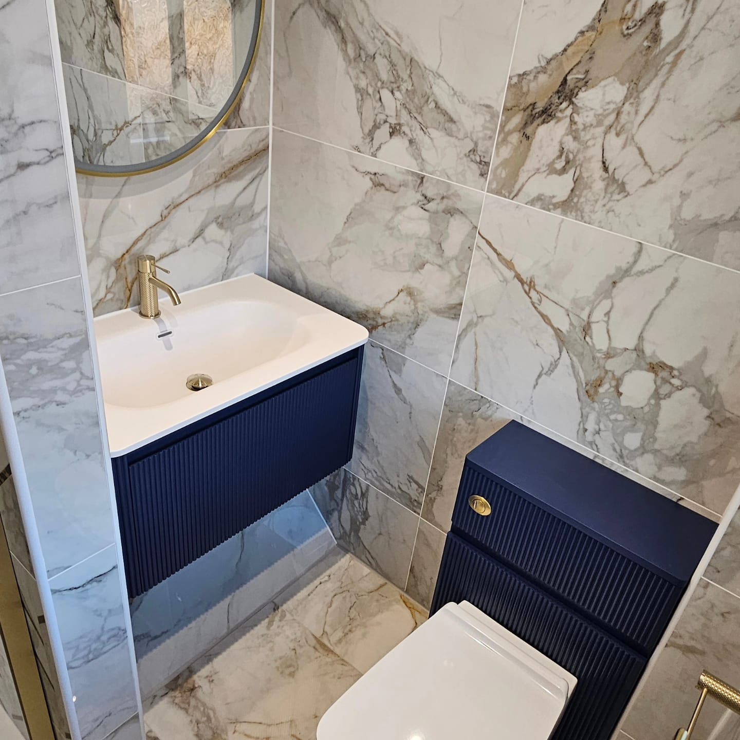 Premium bathroom renovation in Leeds with high-quality finish and materials