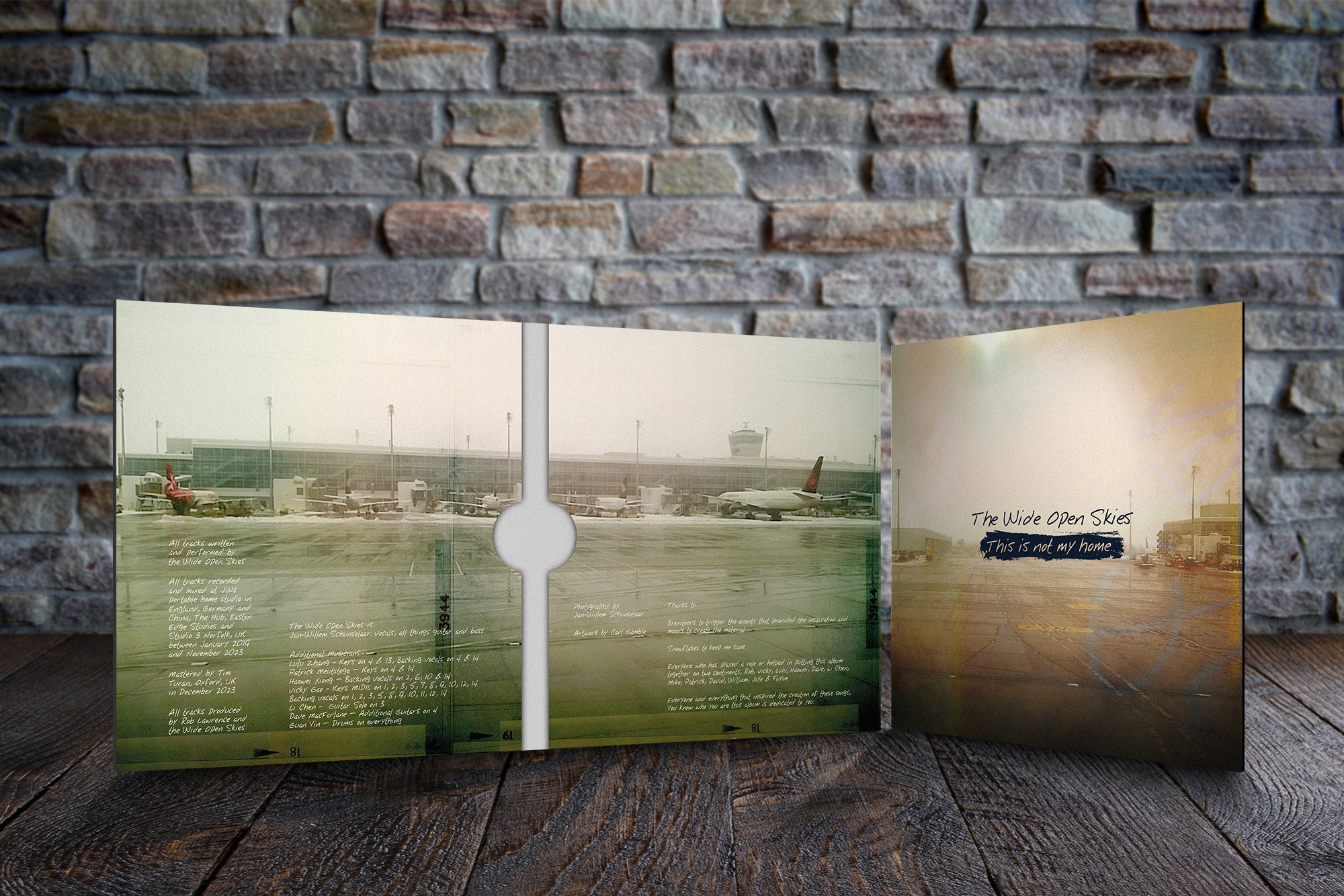 Wide Open Skies album cover design