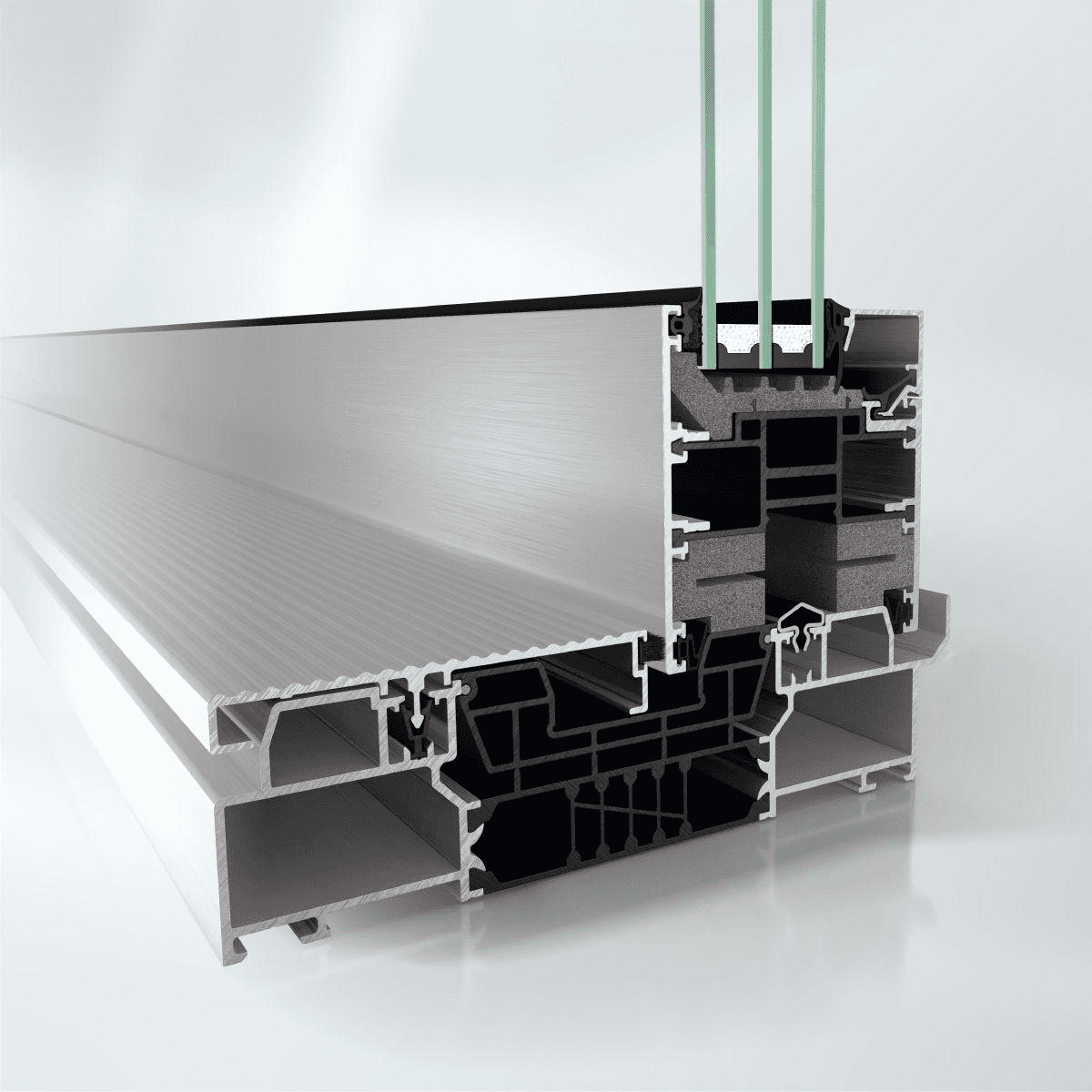 Schüco ASE 80.HI Schnittansicht