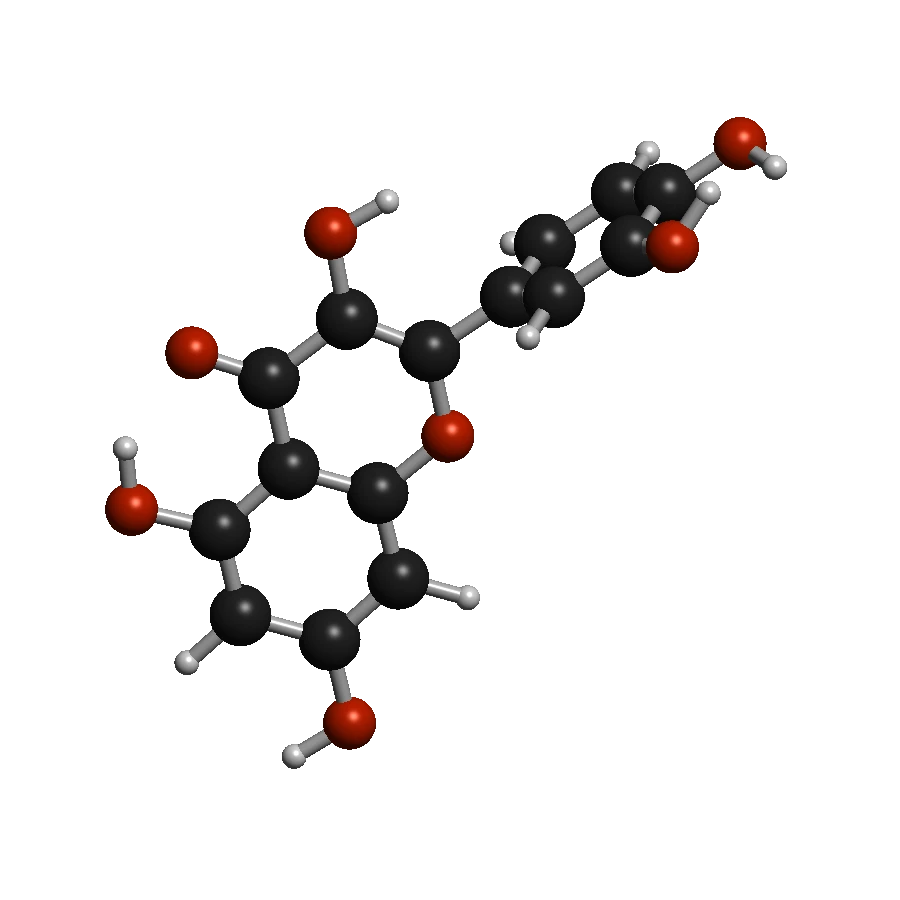 Quercetin molecular structure