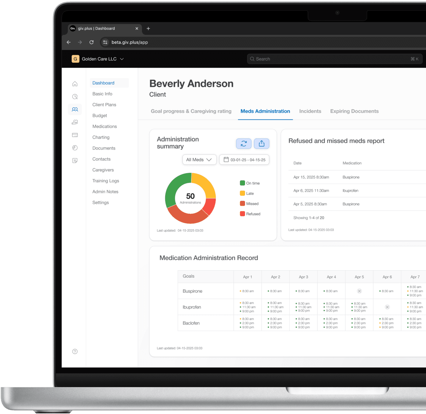 Medication software.