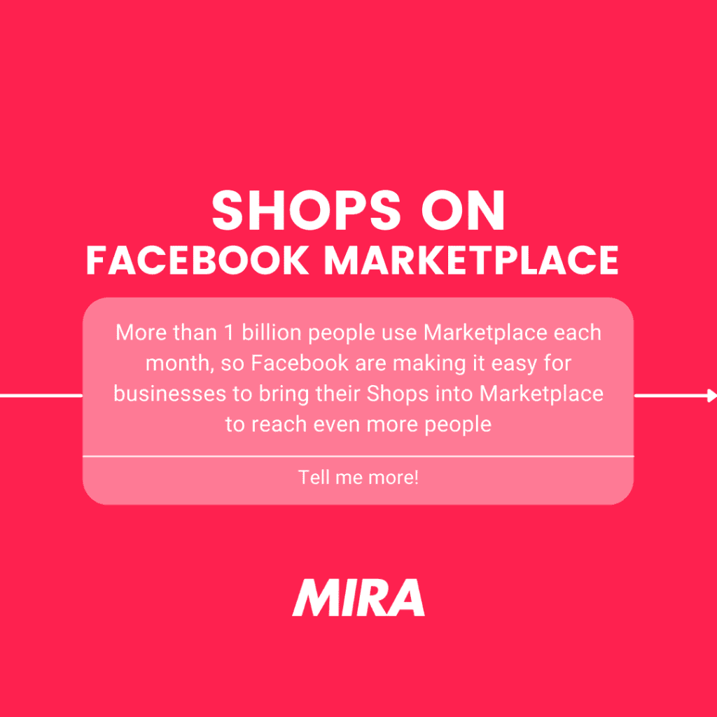 Shops on Facebook Marketplace.