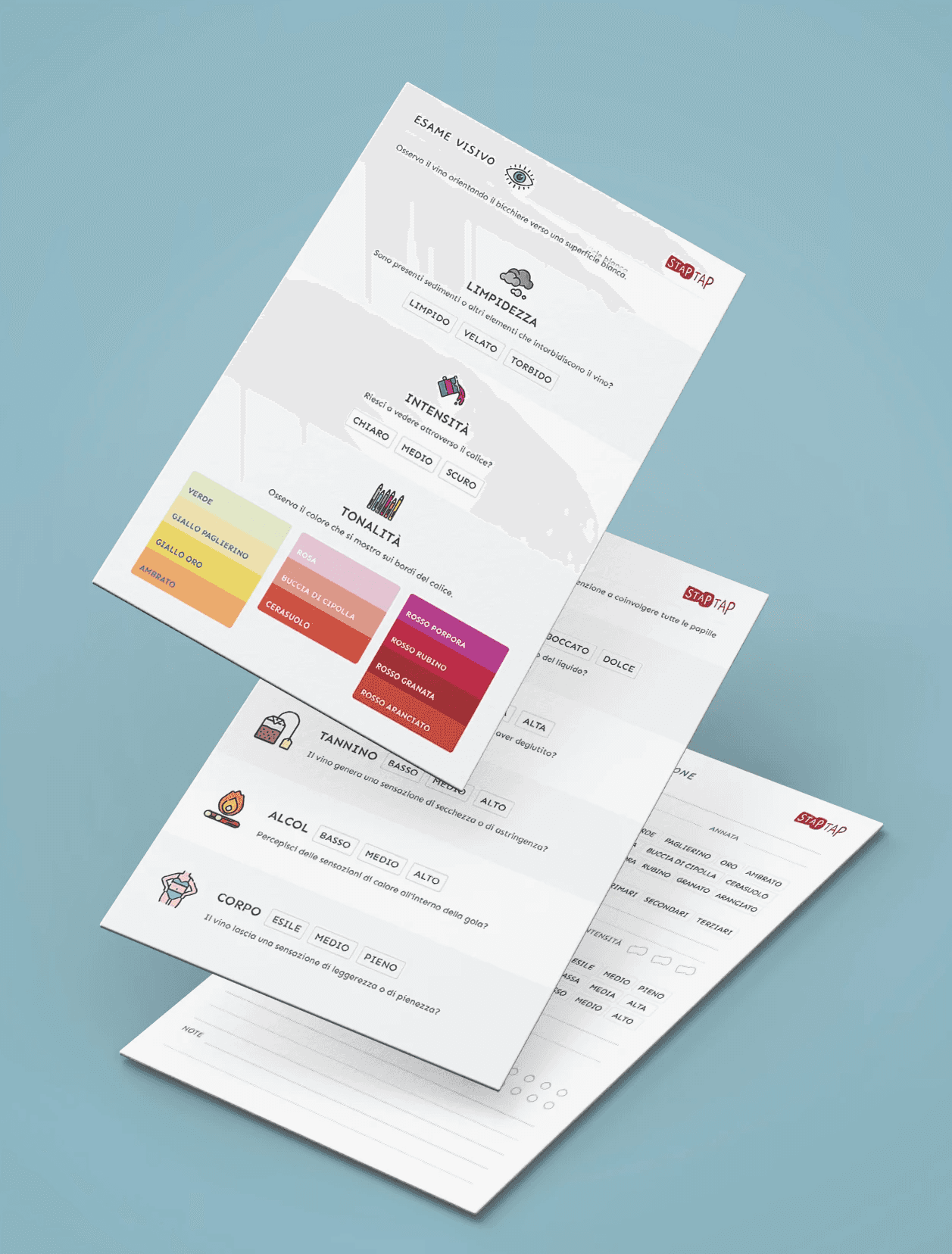 Schede di degustazione 2