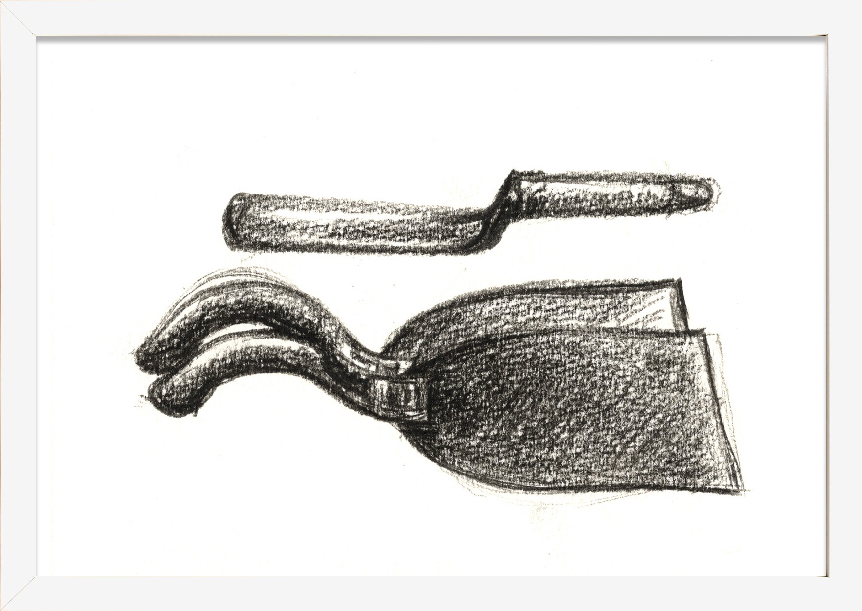 herd of sheep on road painting