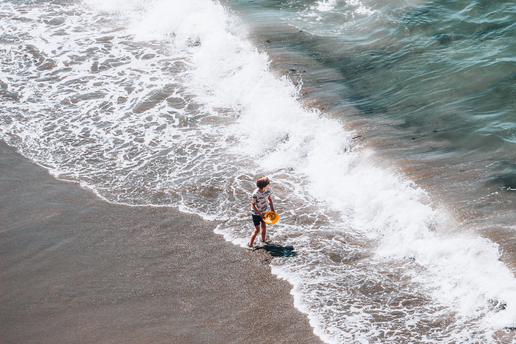 Travel California Waves Photography Aerial