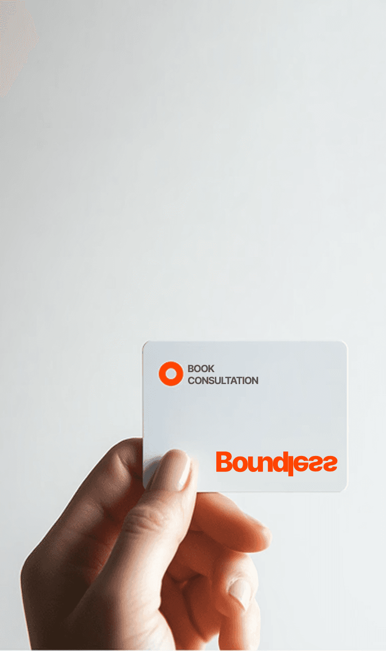 Female hand shows a card