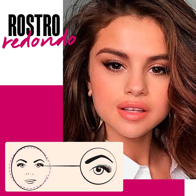 Cejas para un rostro redondo: rostro redondo | Fuente: Google Images