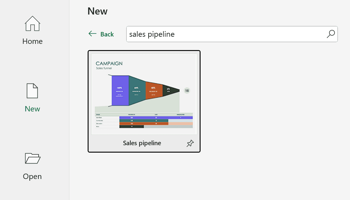 Sales tenplate in Excel