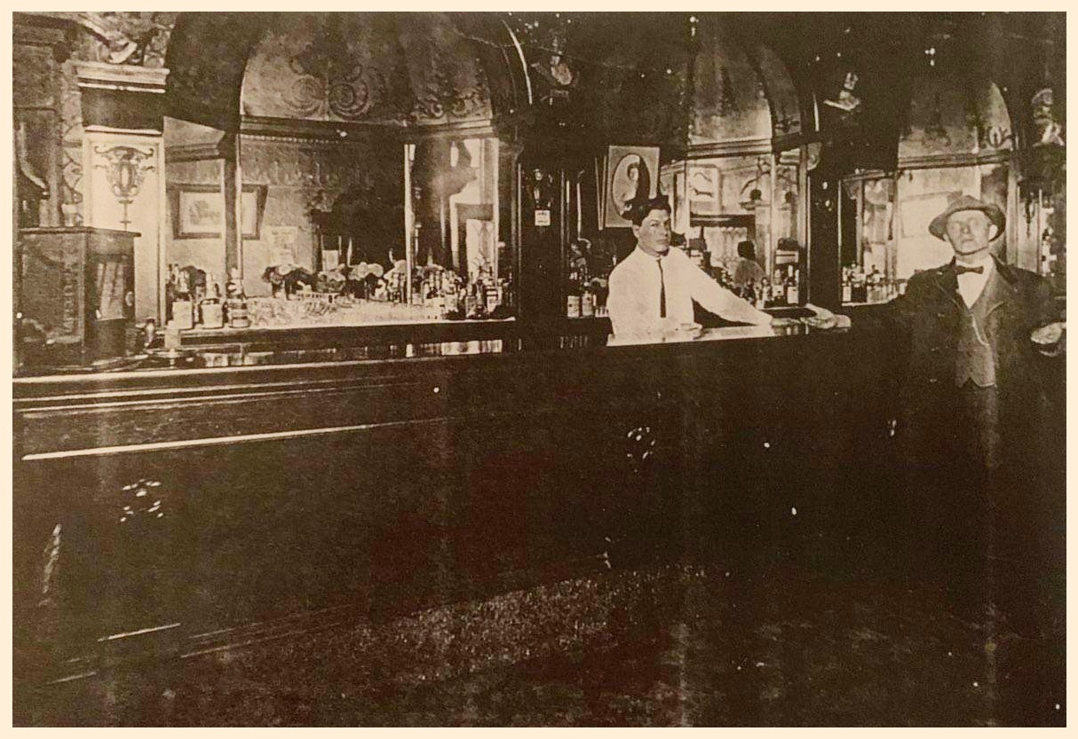   The Royal Buffet, sometime between 1900 - 1915. Grandpa Cal is on the right.  
