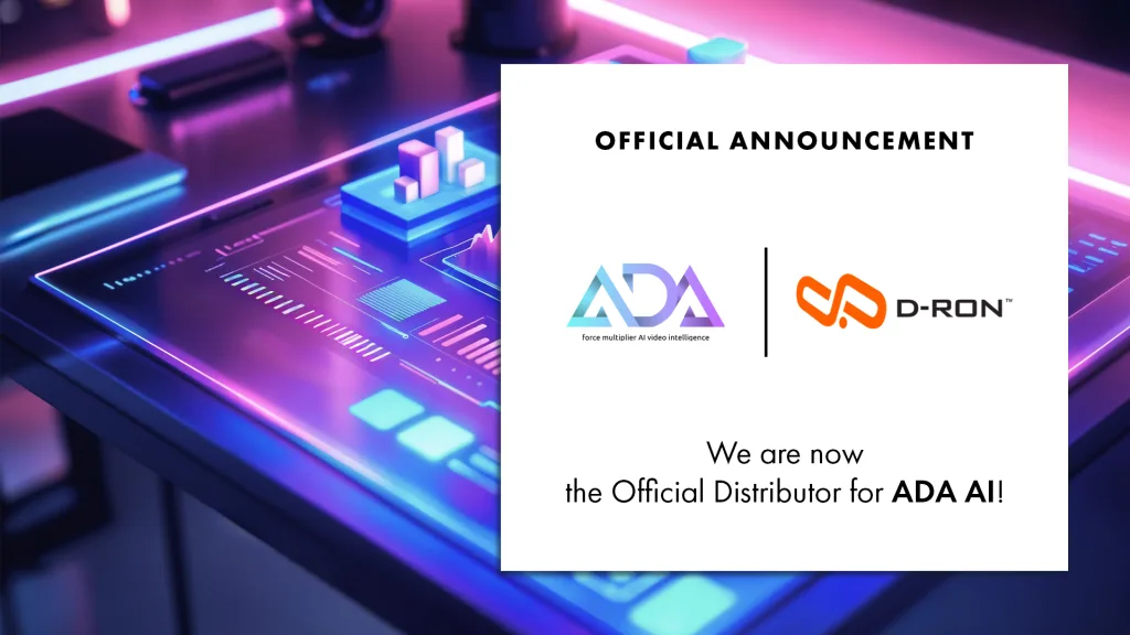 D-Ron Announces Strategic Partnership with ADA AI to Elevate Intelligent Video Analytics