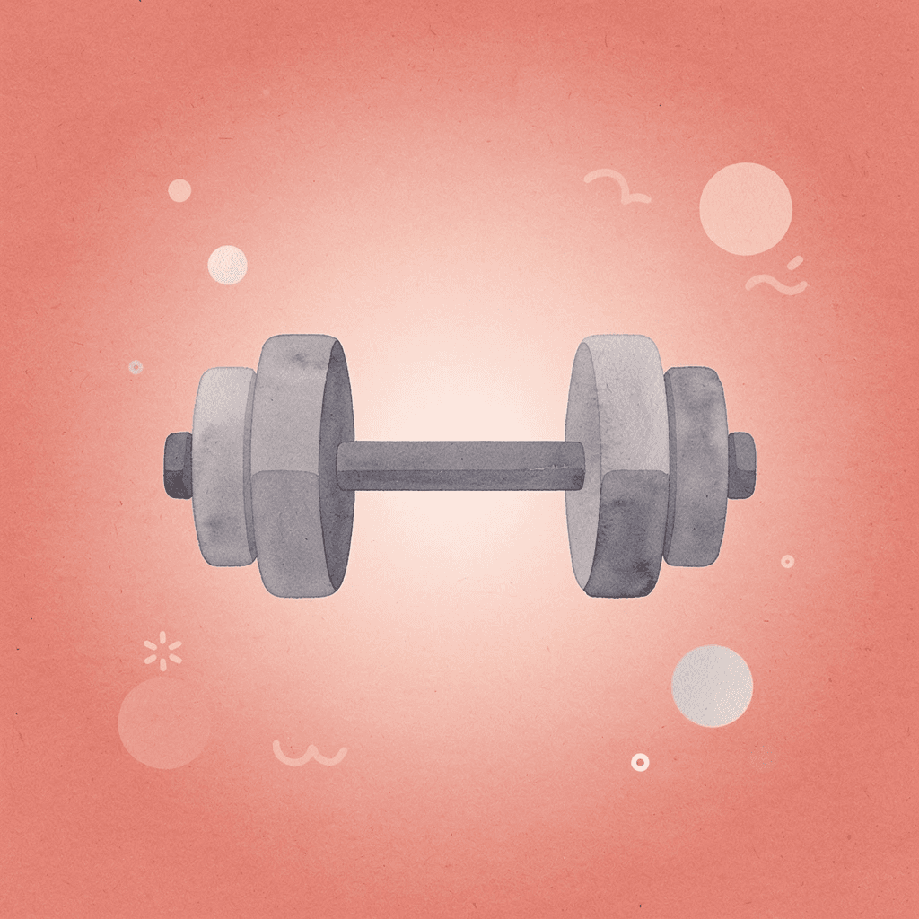 Dumbbell icon representing arm workout focus