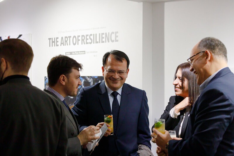 THE TRINITY X 주한 도미니카 공화국 대사관 · <The Art of Resilience>展: Global Art Reception