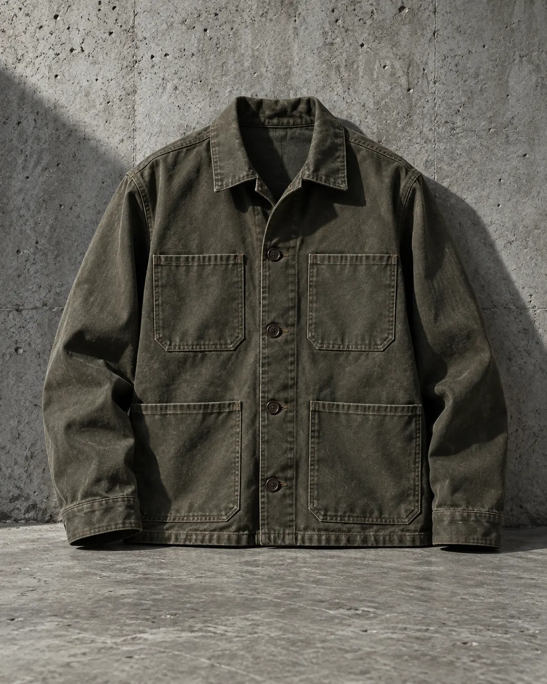 Work Jacket 02, Olive Grey