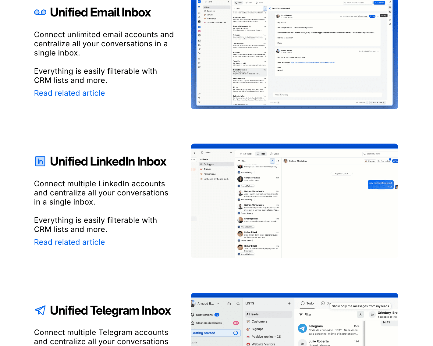 multi-channel crm