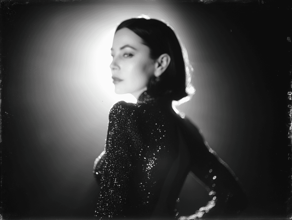 Woman with color palette