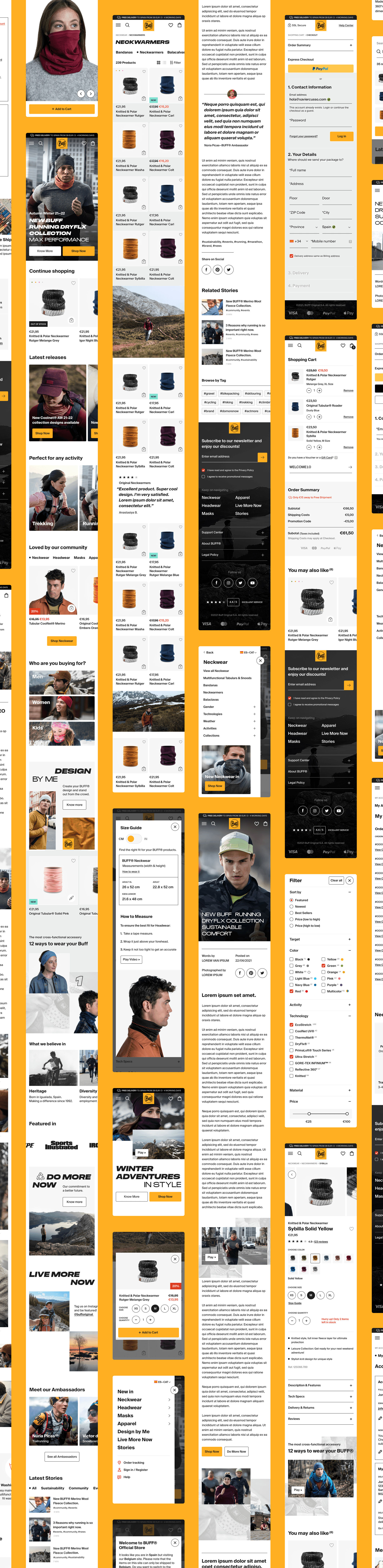 BUFF® mobile screens.