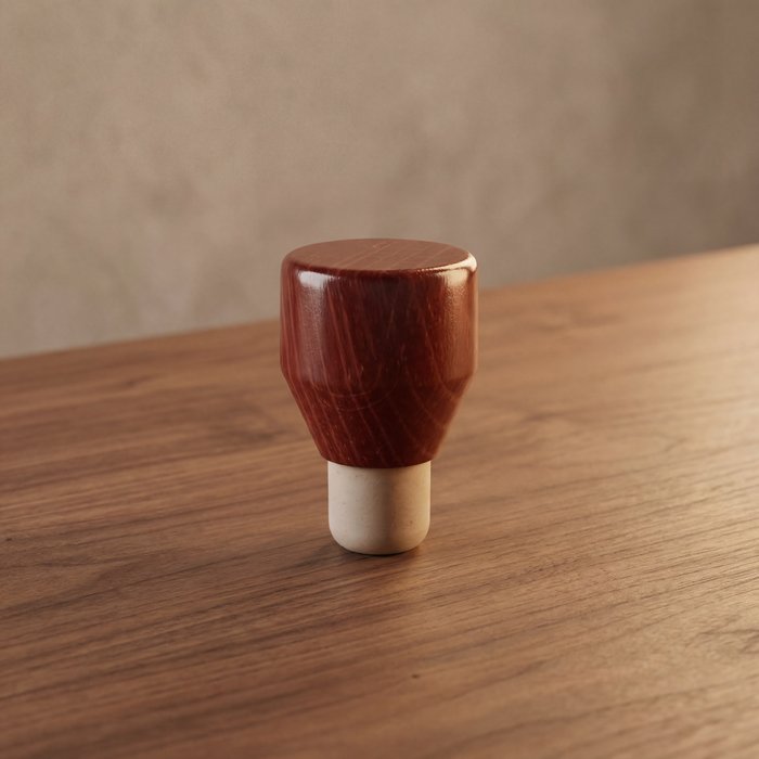 Wooden component instance on a table.